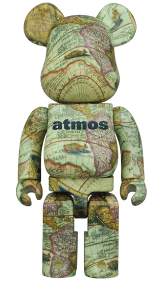 Bearbrick atmos Aged Map Herstellerbild 3