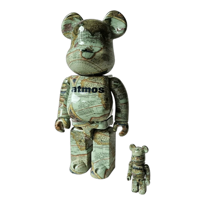 Bearbrick atmos Aged Map schräg