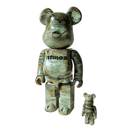 Bearbrick atmos Aged Map schräg