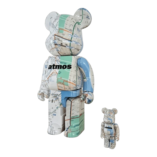 Bearbrick atmos Subway 100%+400% schräg