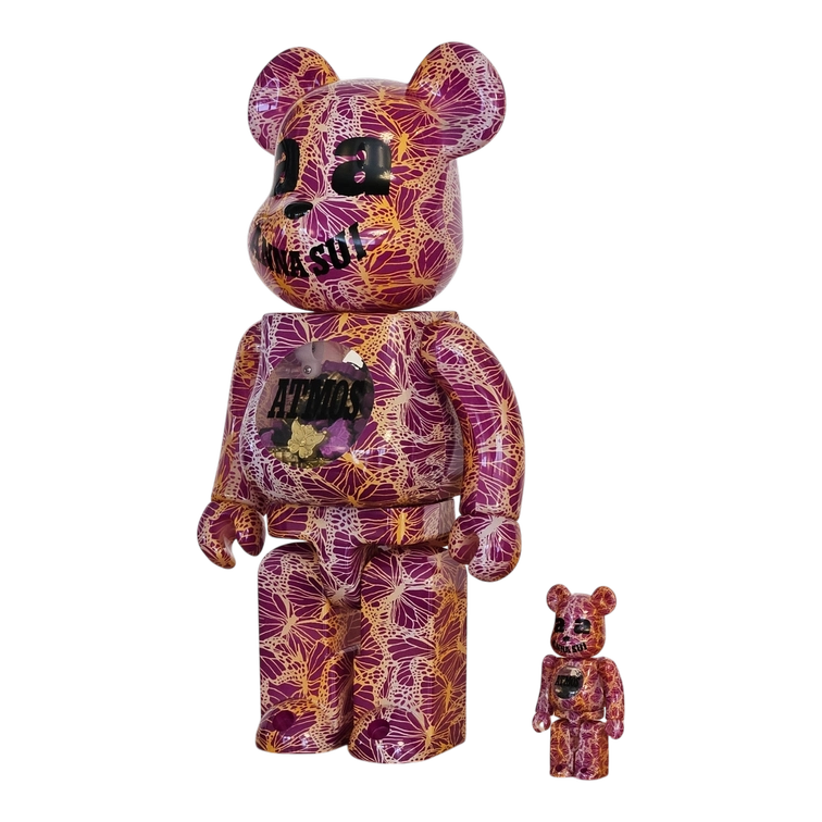 Bearbrick atmos × ANNA SUI 100%+400% schräg