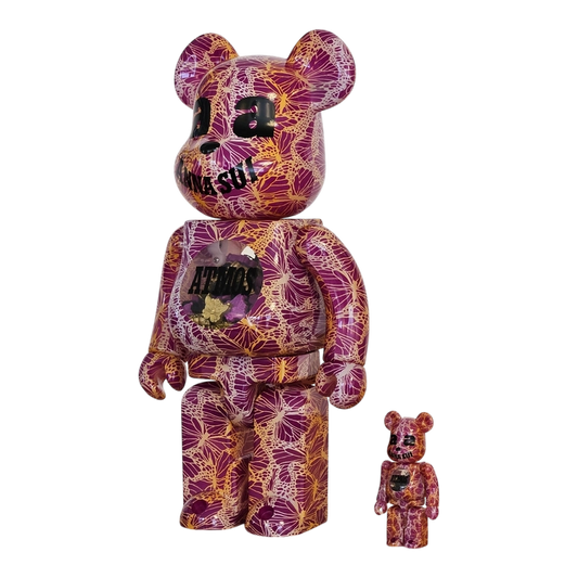 Bearbrick atmos × ANNA SUI 100%+400% schräg