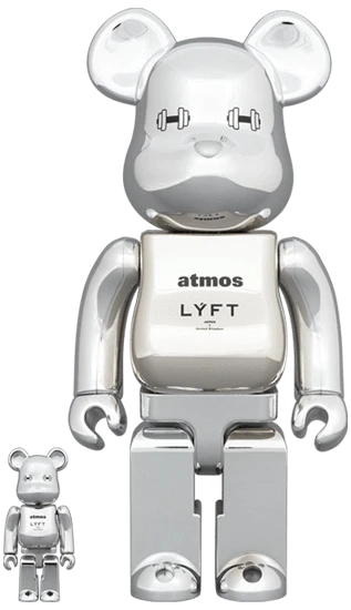 Bearbrick atmos × LÝFT 100%+400% Herstellerbild 1