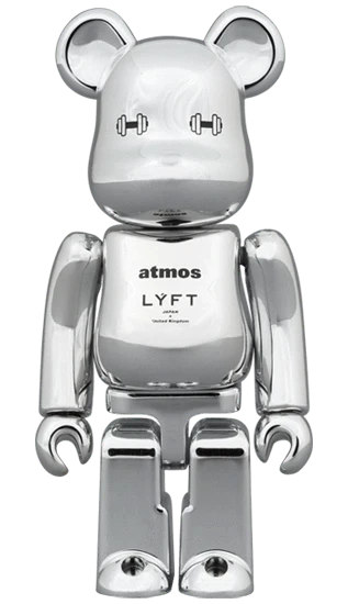 Bearbrick atmos × LÝFT 100%+400% Herstellerbild 2