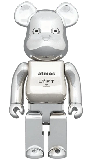 Bearbrick atmos × LÝFT 100%+400% Herstellerbild 3