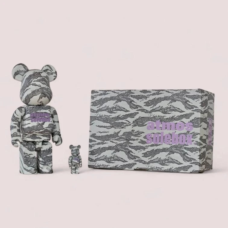 Bearbrick atmos × solebox 100%+400% mit Verpackung