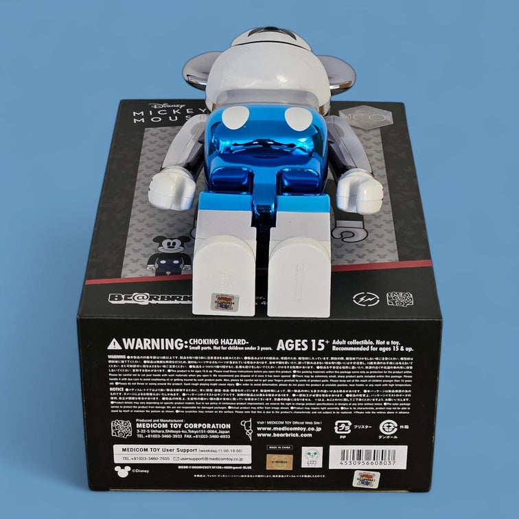 Bearbrick fragmentdesign Mickey Mouse Blue Version 100%+400% Echtheitsmerkmale