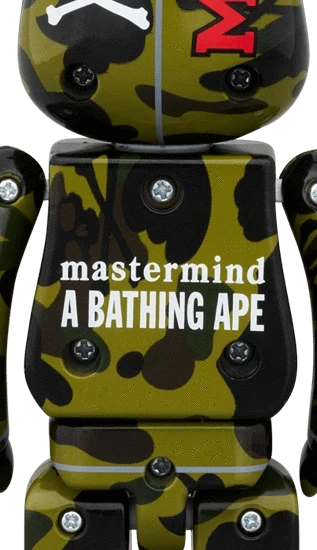 Bearbrick mastermind × A Bathing Ape Green 200% Herstellerbild 2