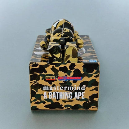 Bearbrick mastermind × A Bathing Ape Yellow 200% Echtheitsmerkmale