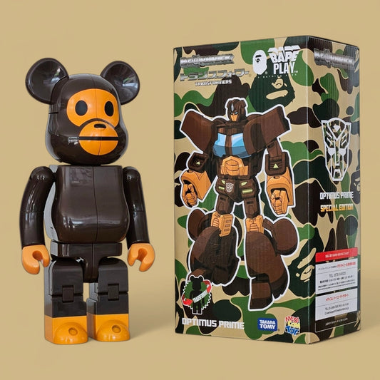 Bearbrick × Transformers Optimus Prime Baby Milo 400% mit Verpackung
