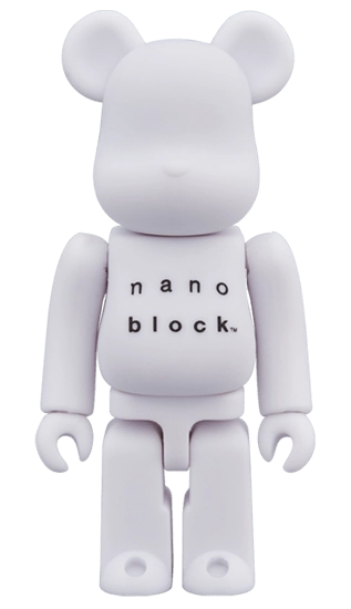 Bearbrick × nanoblock 2-Pack Set A 100% Herstellerbild 2