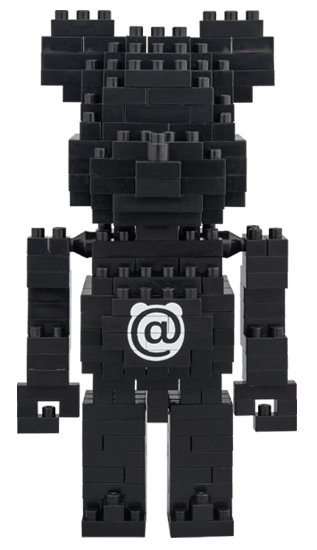 Bearbrick × nanoblock 2-Pack Set A 100% Herstellerbild 3