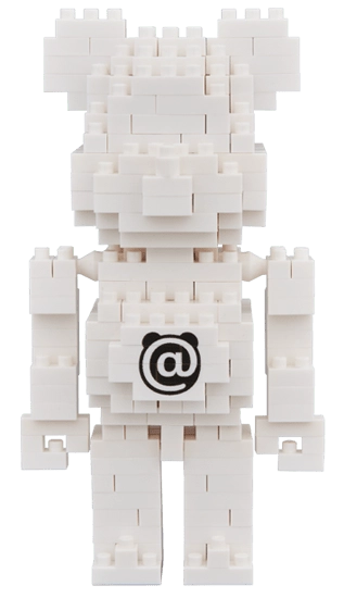 Bearbrick × nanoblock 2-Pack Set B 100% Herstellerbild 3