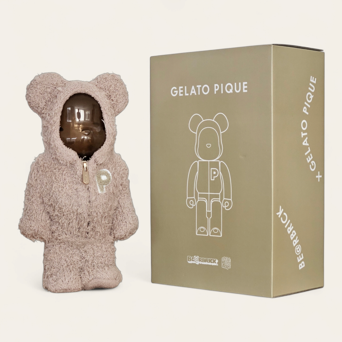 BE@RBRICK Gelato Pique Beige (400%)