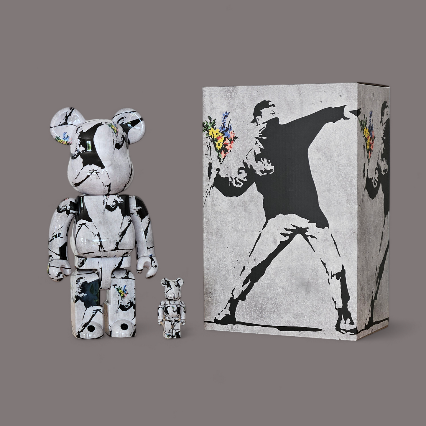 BE@RBRICK Flower Bomber [Brandalisme] (100%+400%)