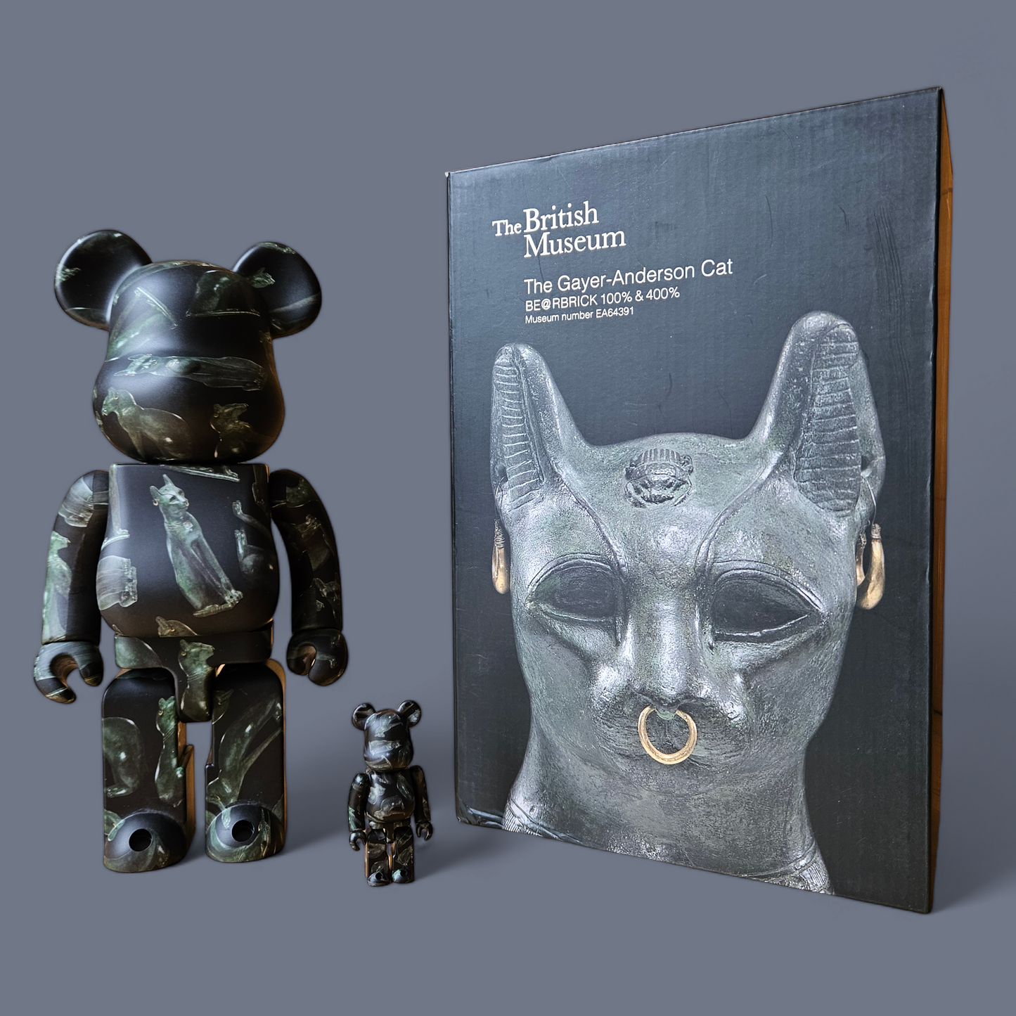 BE@RBRICK The Gayer-Anderson Cat (100%+400%)