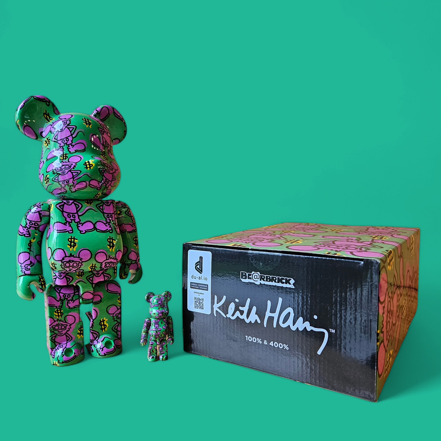 BE@RBRICK Keith Haring #11 (100%+400%)