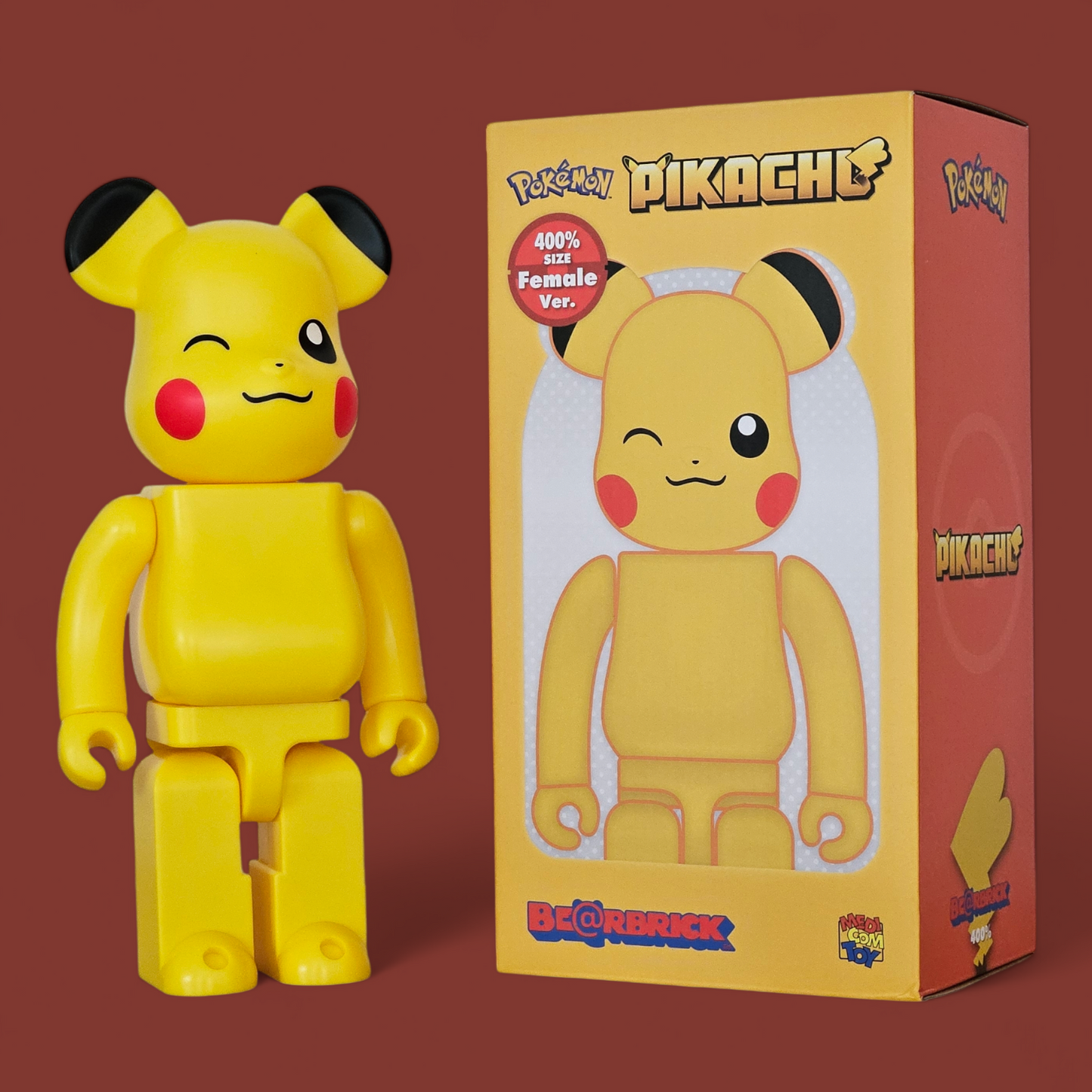 BE@RBRICK Pikachu Female Version (400%)