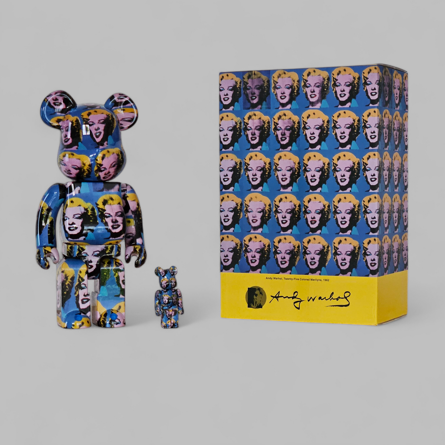 BE@RBRICK Andy Warhol's Marilyn Monroe (100%+400%)