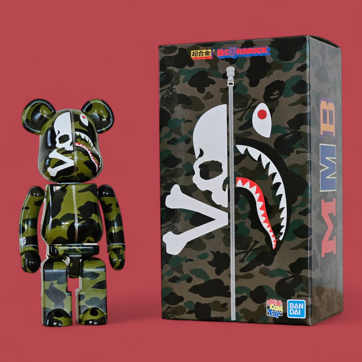 BE@RBRICK mastermind × A BATHING APE Green (200%)