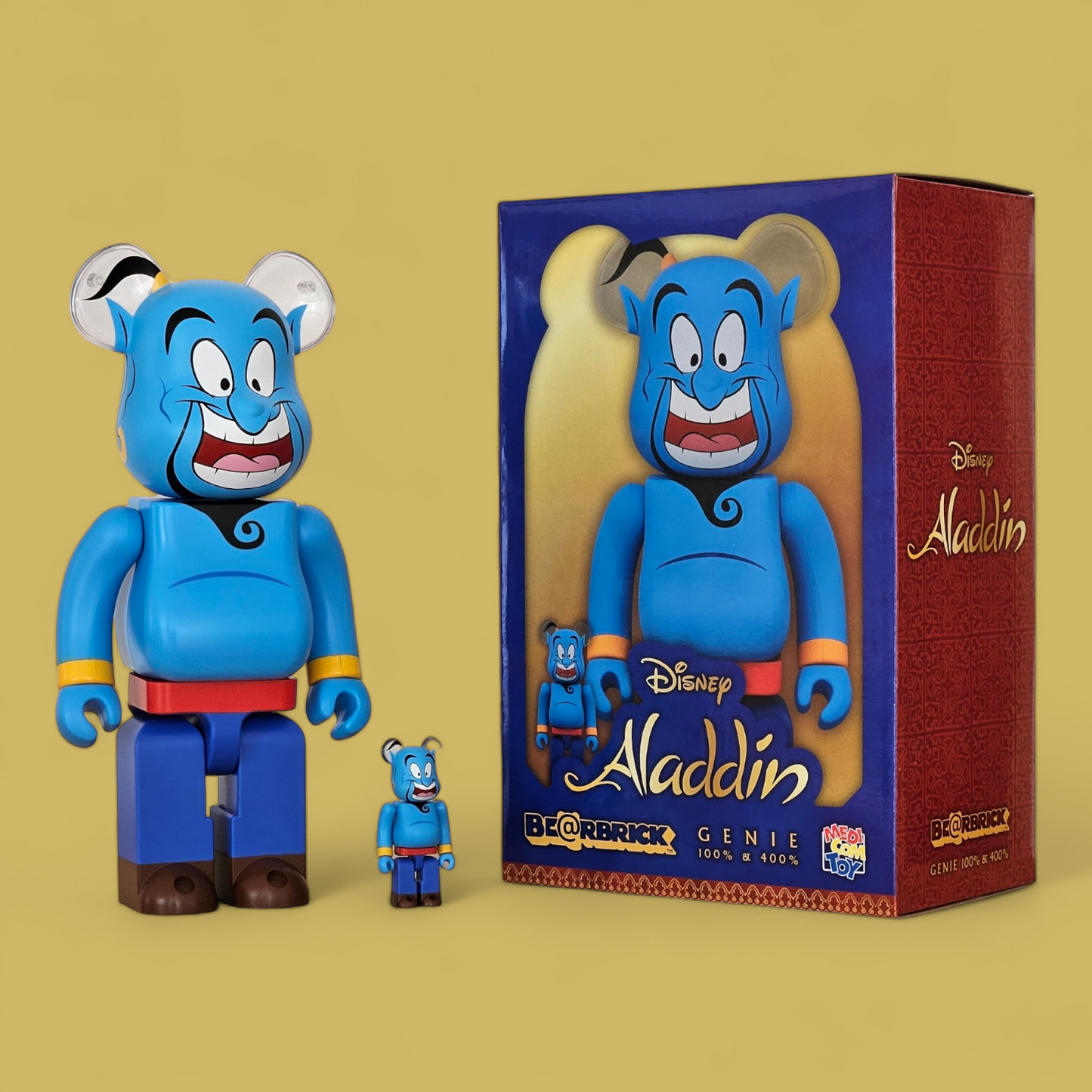 BE@RBRICK Genie [Aladdin] (100%+400%)