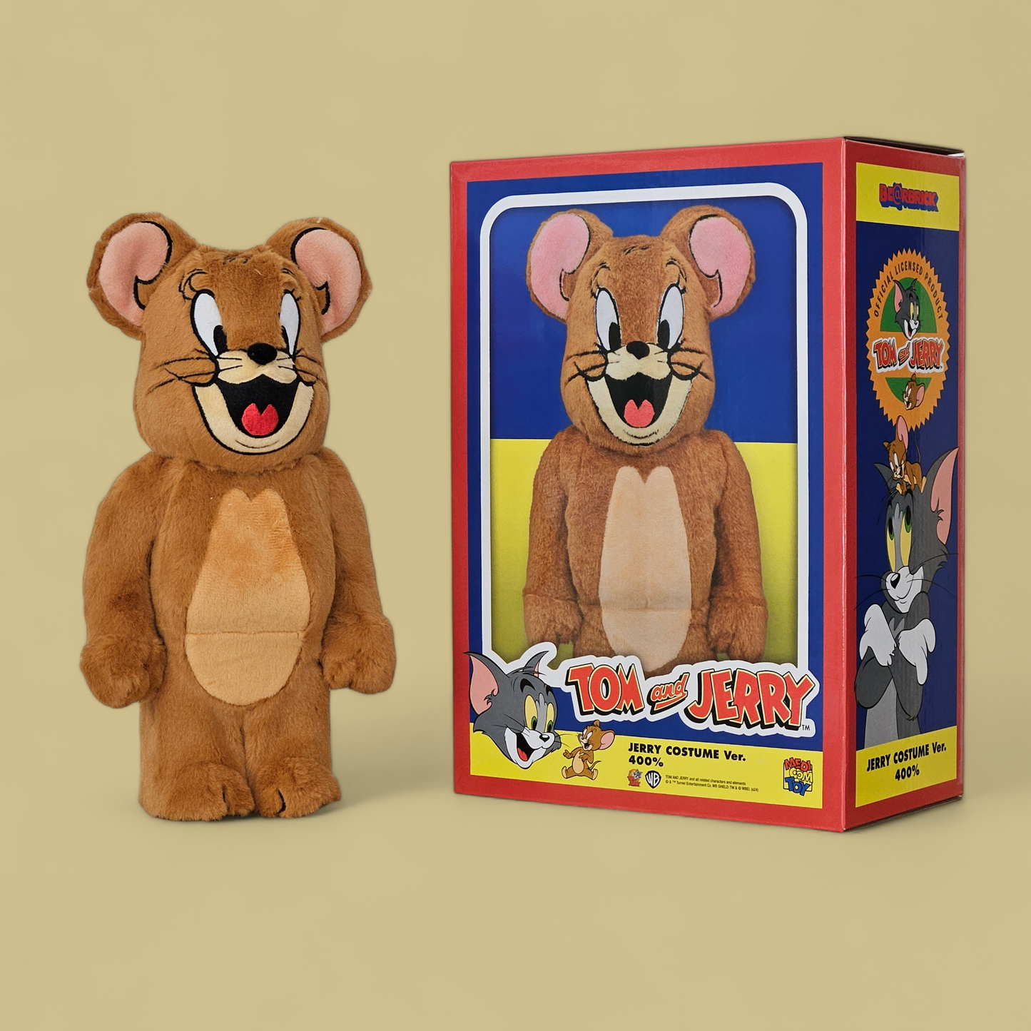 BE@RBRICK Jerry Costume Version [Tom and Jerry] (400%)