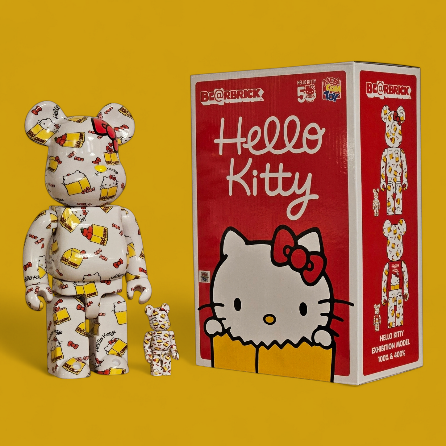 Bearbrick Hello Kitty Exhibition Model (100%+400%)