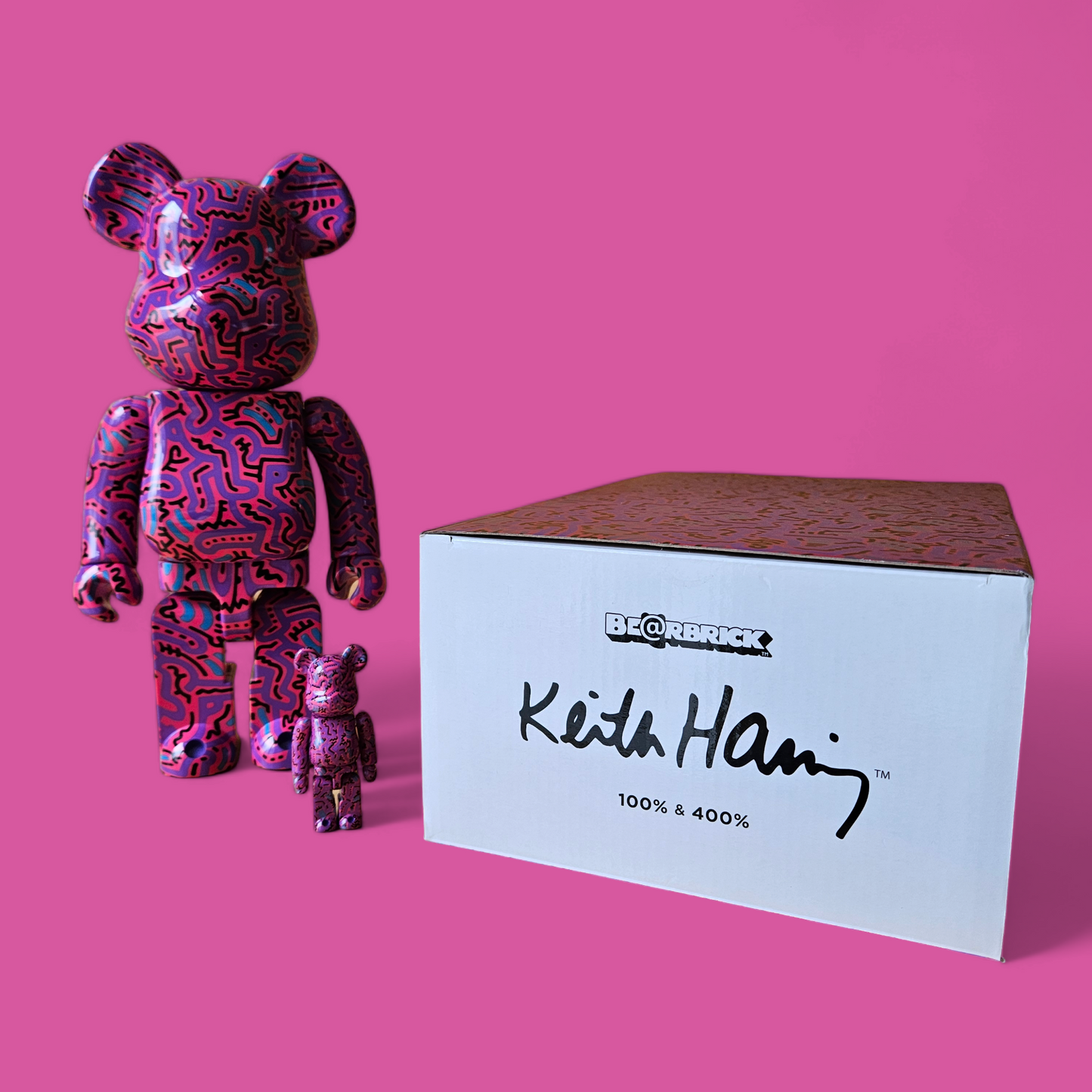 BE@RBRICK Keith Haring #2 (100%+400%)