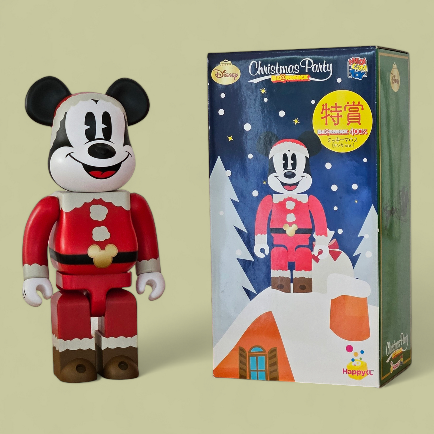 BE@RBRICK SP - Mickey Mouse Santa Version (400%)