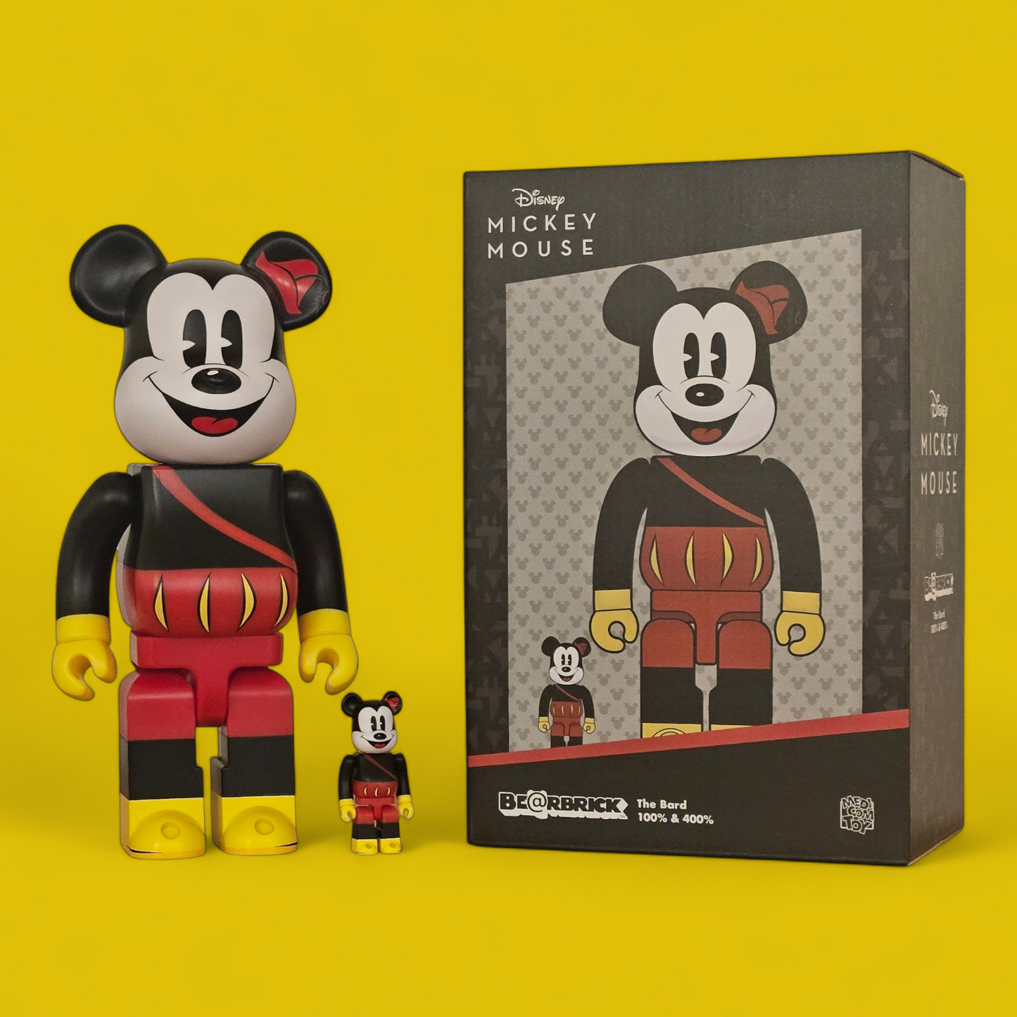 BE@RBRICK Mickey the Bard (100%+400%)