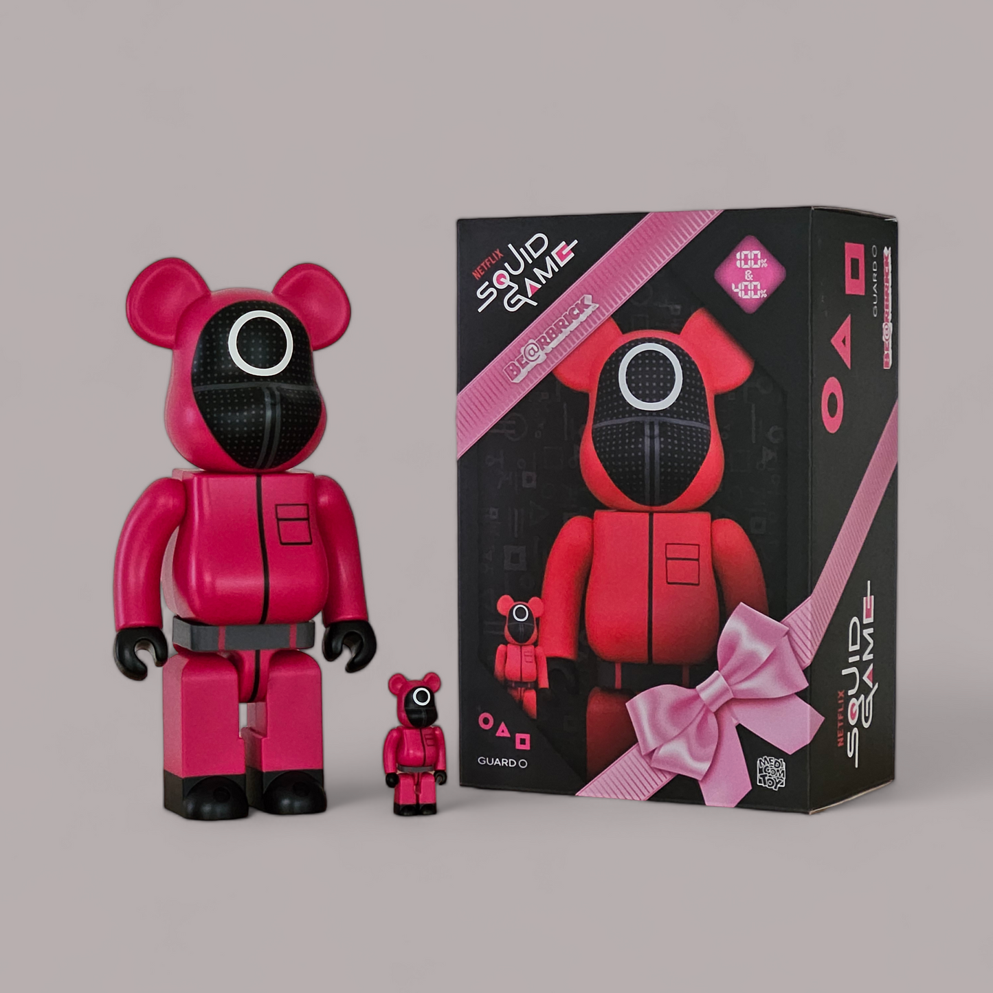 BE@RBRICK Squid Game Guard "Cercle" (100%+400%)