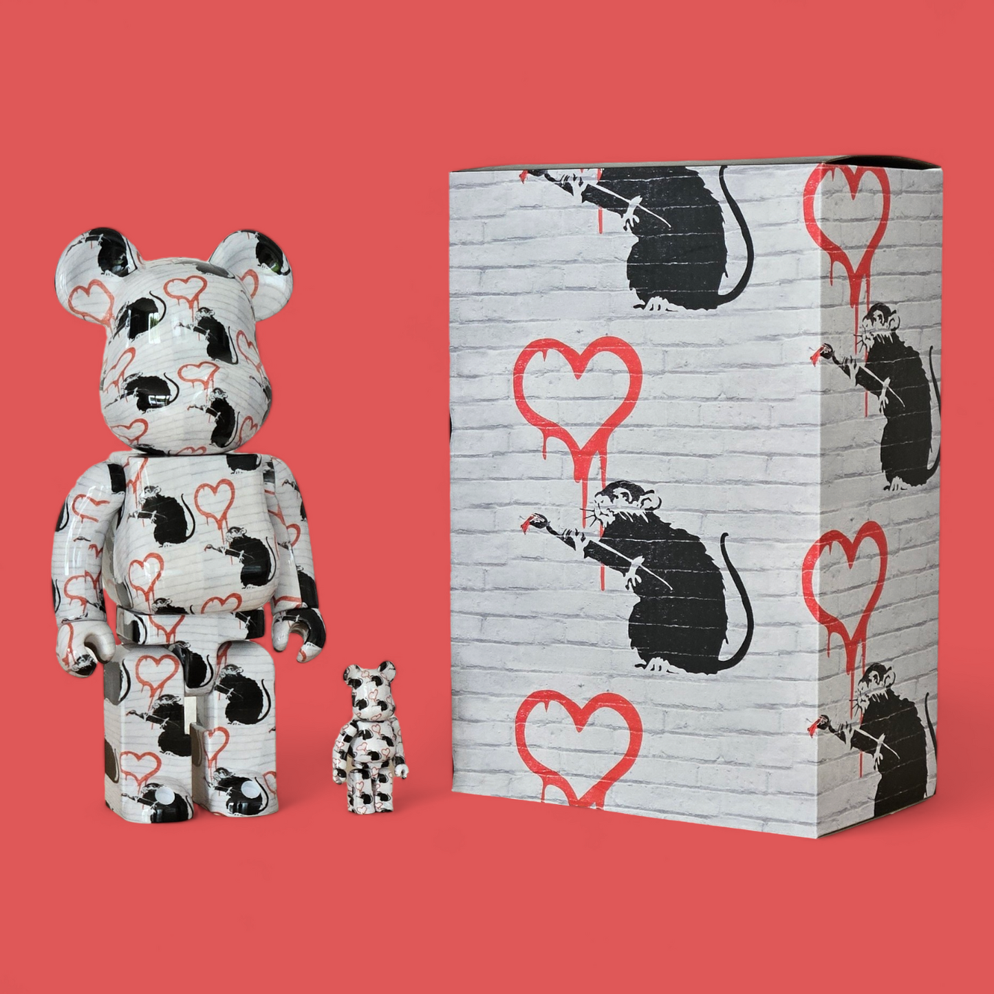 BE@RBRICK Rat d'amour (100%+400%)