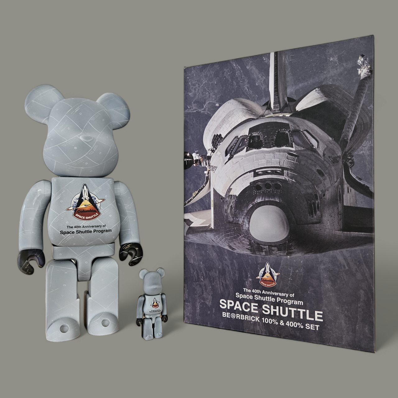 BE@RBRICK The 40th Anniversary of the Space Shuttle Program (100%+400%)