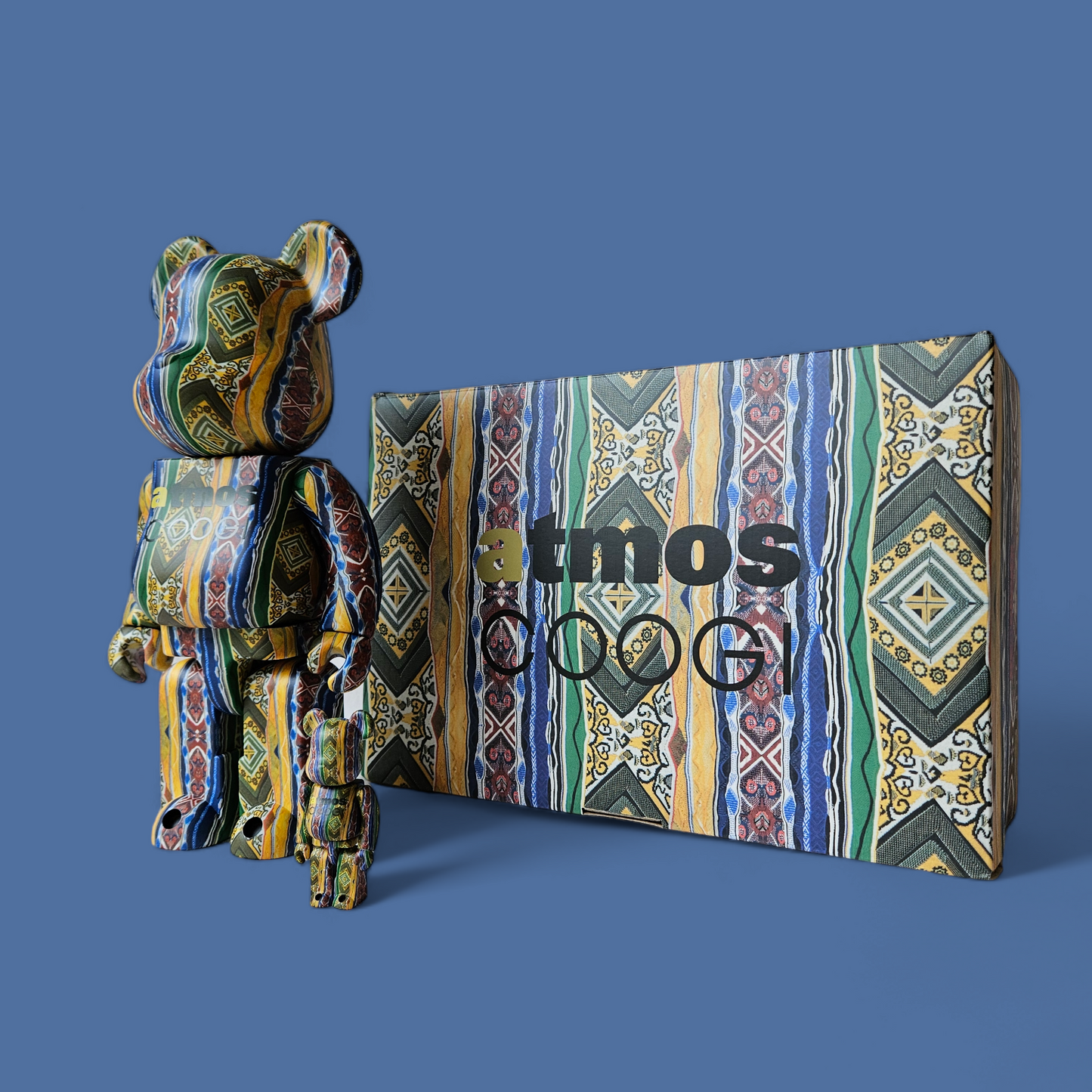 BE@RBRICK atmos × COOGI (100%+400%)