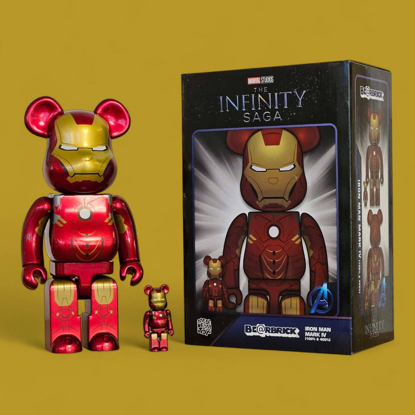 BE@RBRICK Iron Man Mark IV (100%+400%)