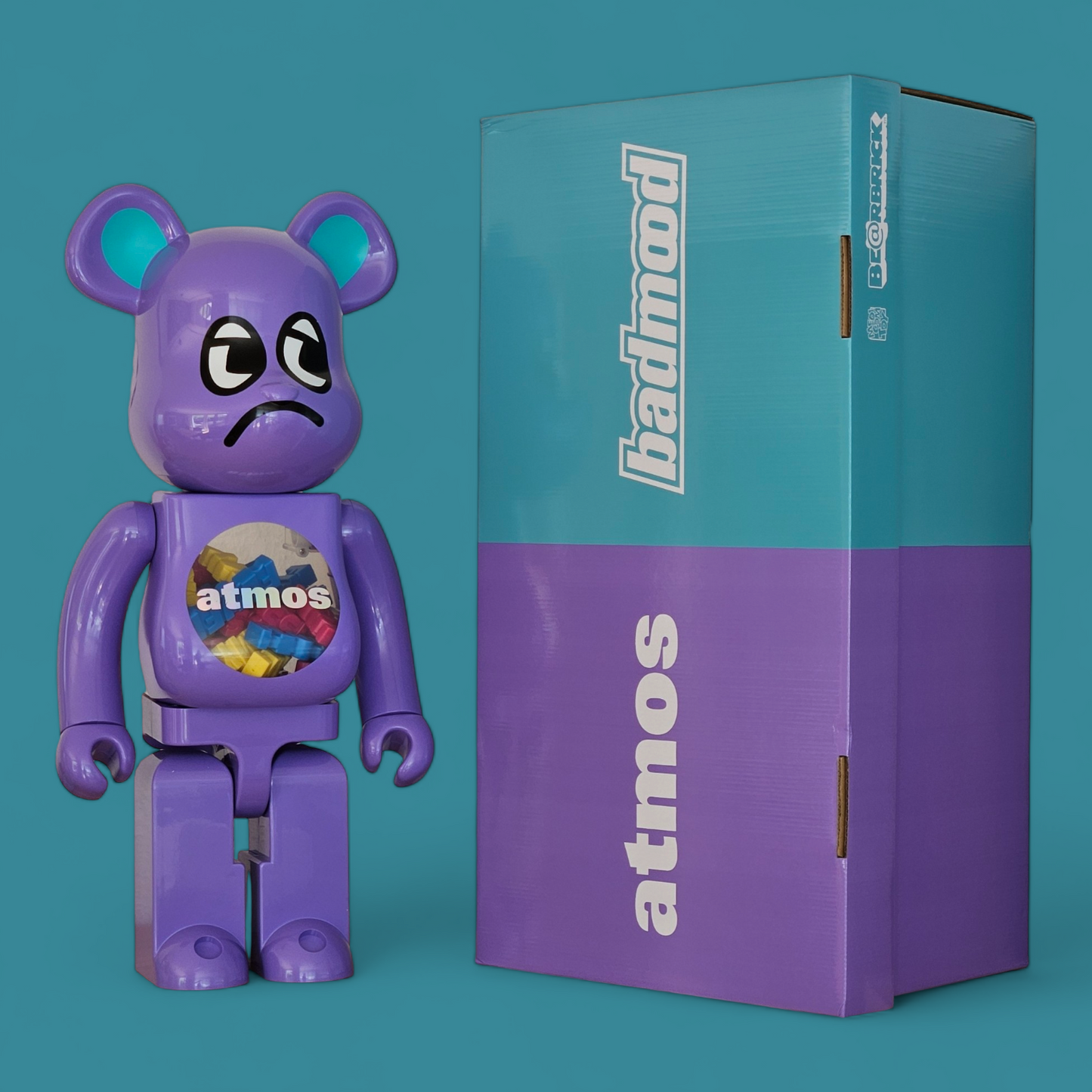 BE@RBRICK atmos × BADMOOD (1000%)