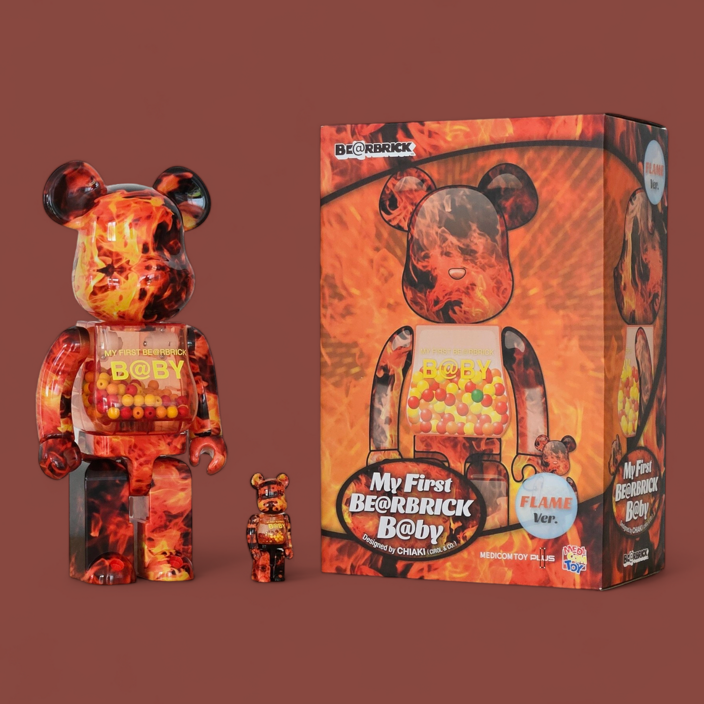 Ma première version BE@RBRICK B@by FLAME (100%+400%)