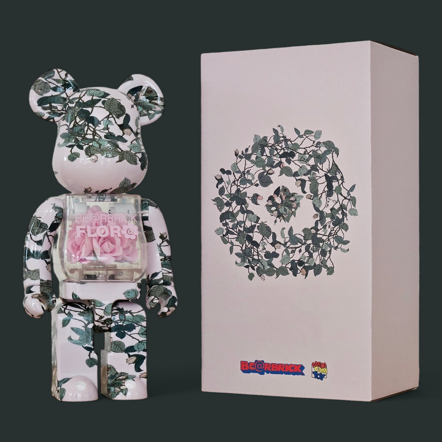 BE@RBRICK FLOR@ Rose Rose (400%)