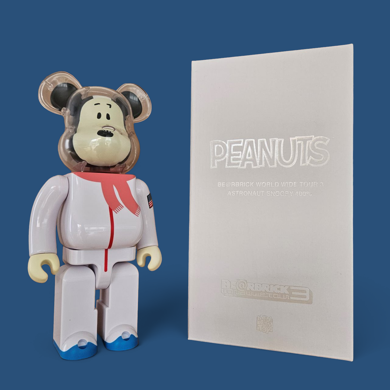 BE@RBRICK Astronaut Snoopy (400%)