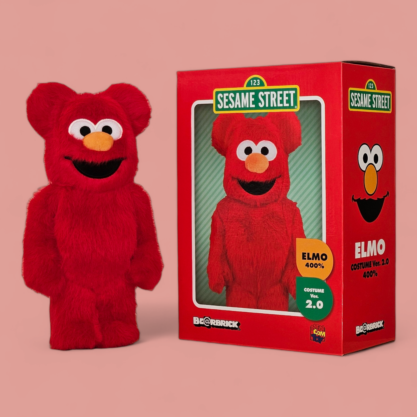 BE@RBRICK Elmo Costume Version 2.0 [Sesame Street] (400%)