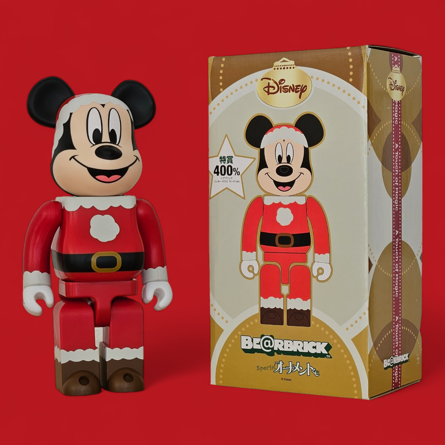 BE@RBRICK SP - Version Mickey Mouse Père Noël (400%)