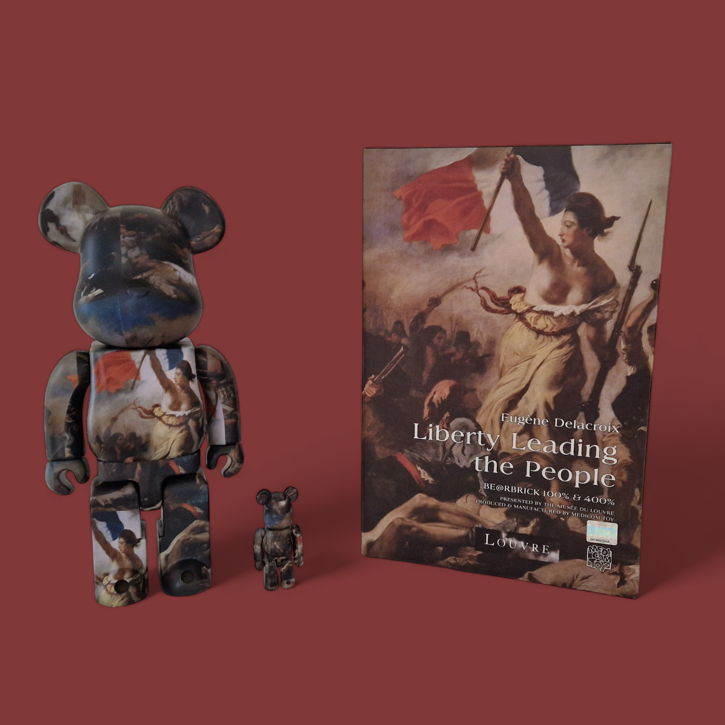 BE@RBRICK Eugène Delacroix "Liberty Leading The People" (100%+400%)