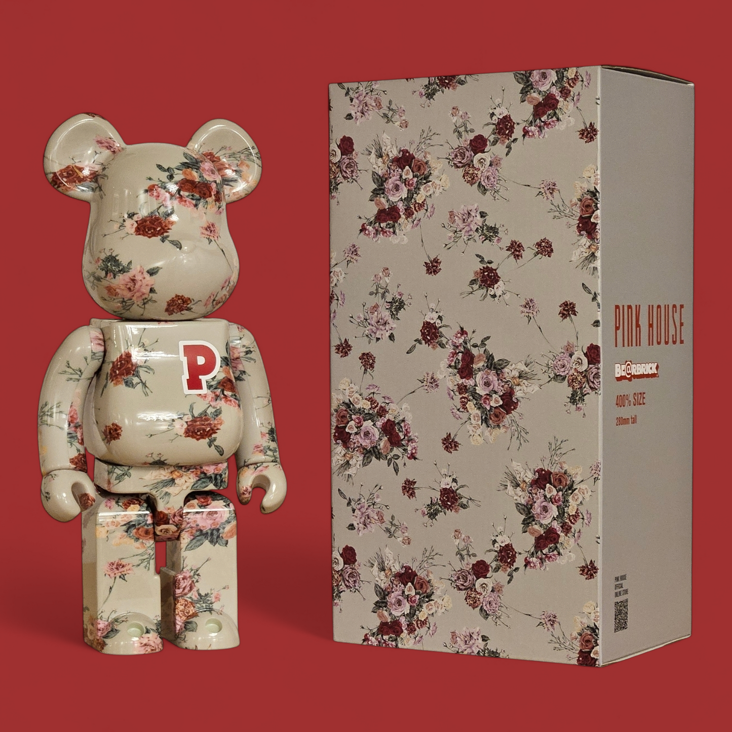 BE@RBRICK Pink House (400%)