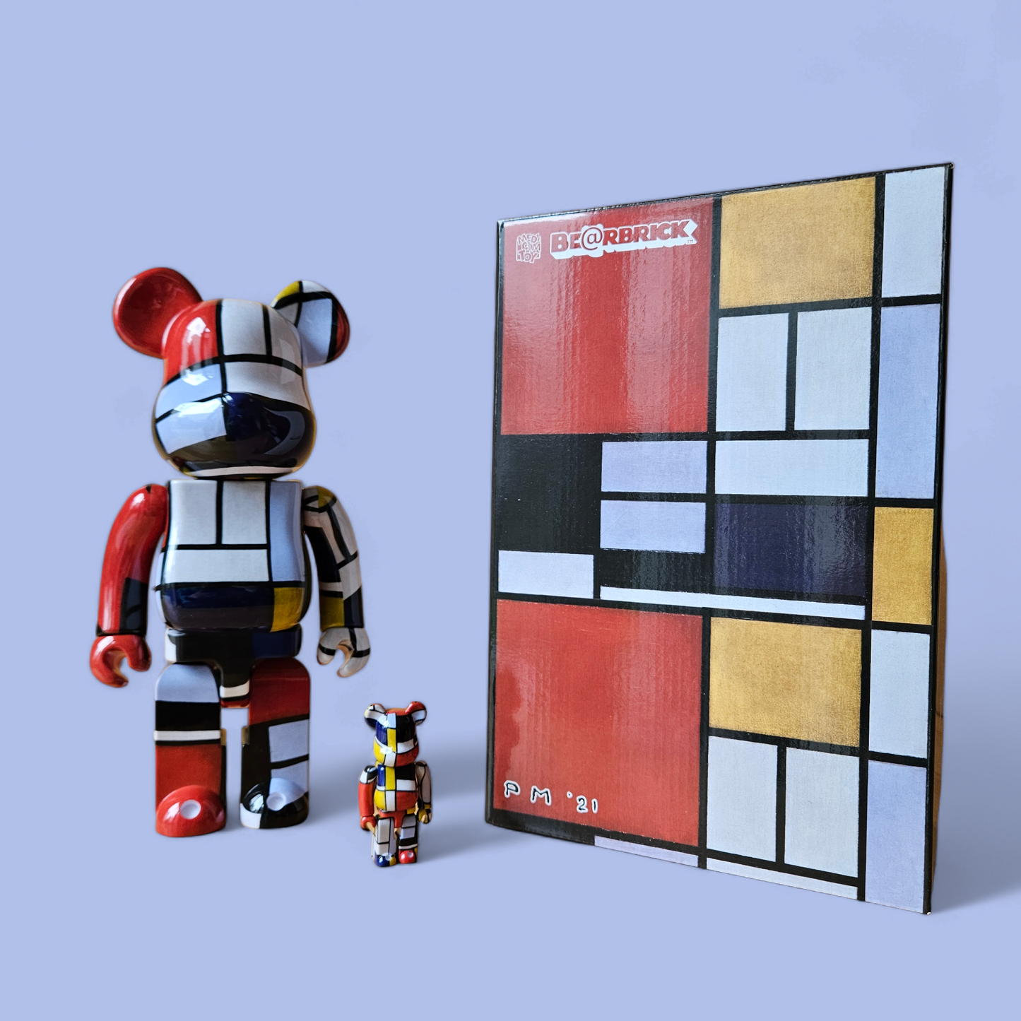 BE@RBRICK Piet Mondrian (100%+400%)