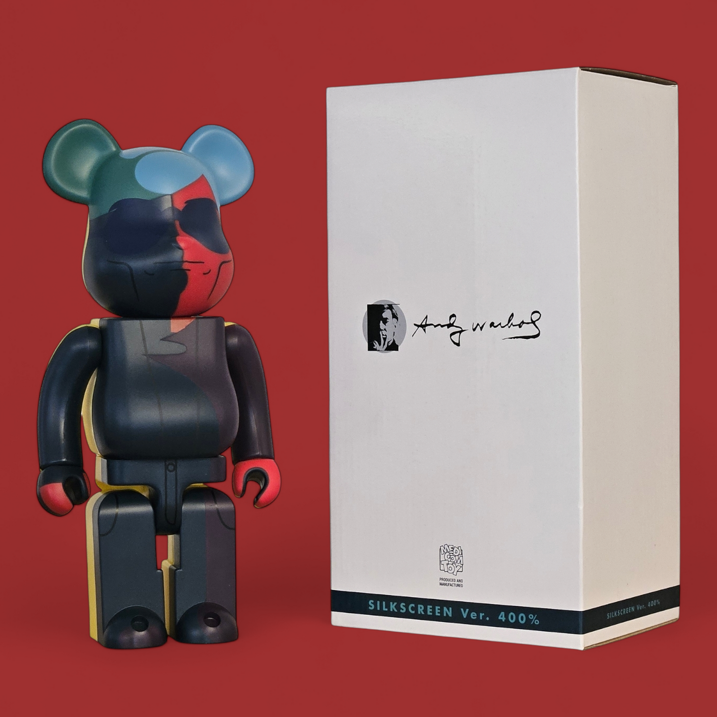 BE@RBRICK Andy Warhol Silkscreen Version (400%)