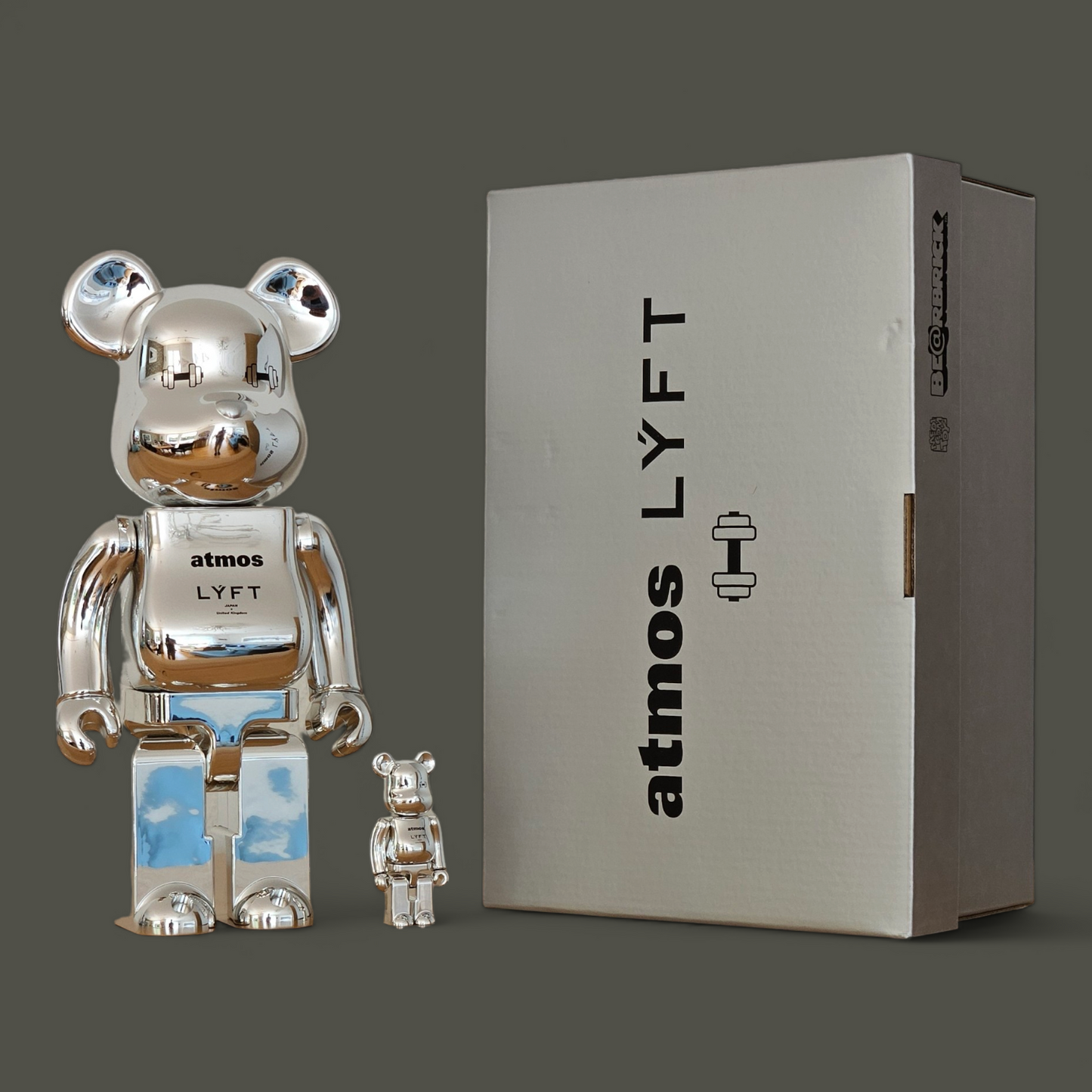 BE@RBRICK atmos × LÝFT (100%+400%)