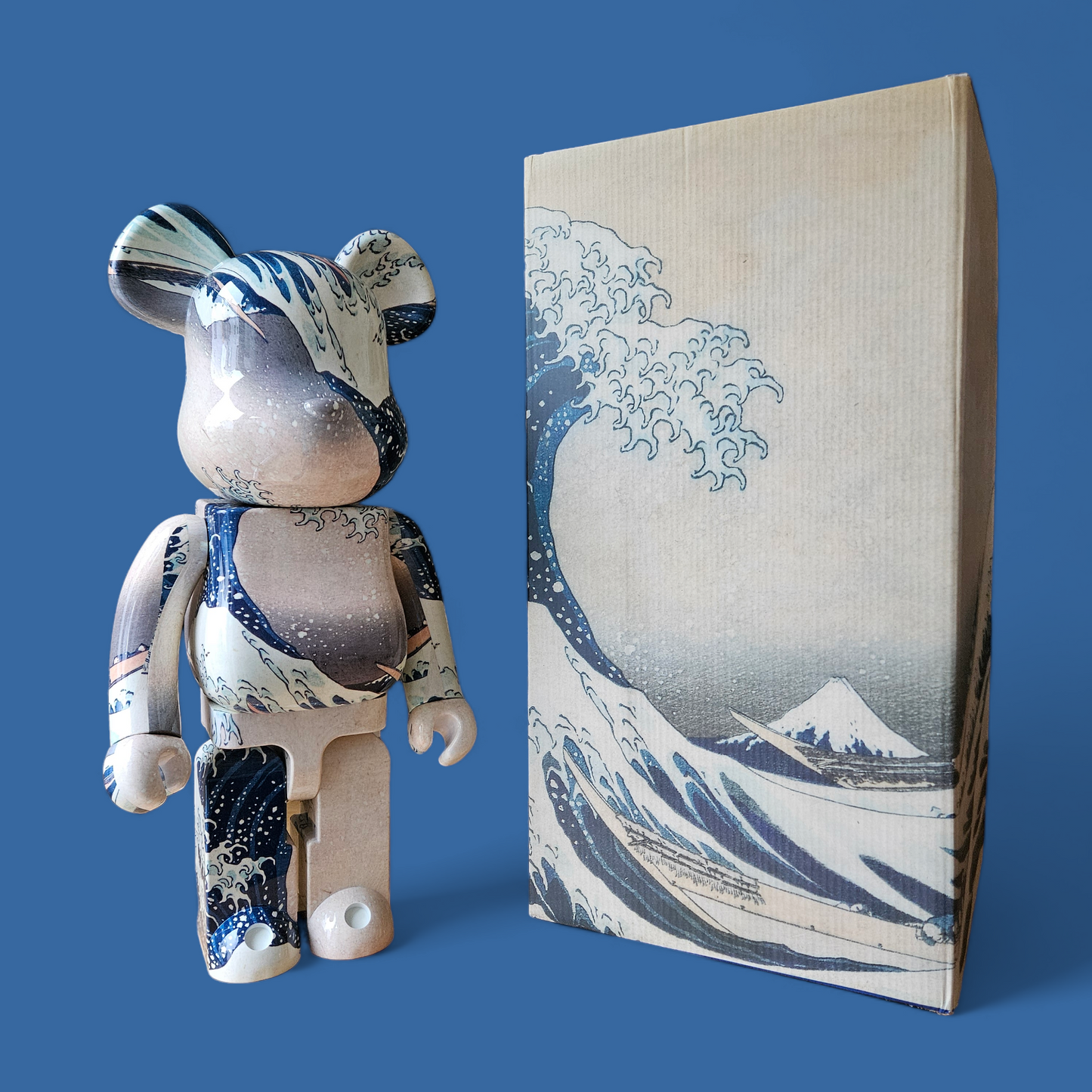 BE@RBRICK Katsushika Hokusai "La Grande Vague de Kanagawa" (Kanagawa Oki Namura) (1000%)