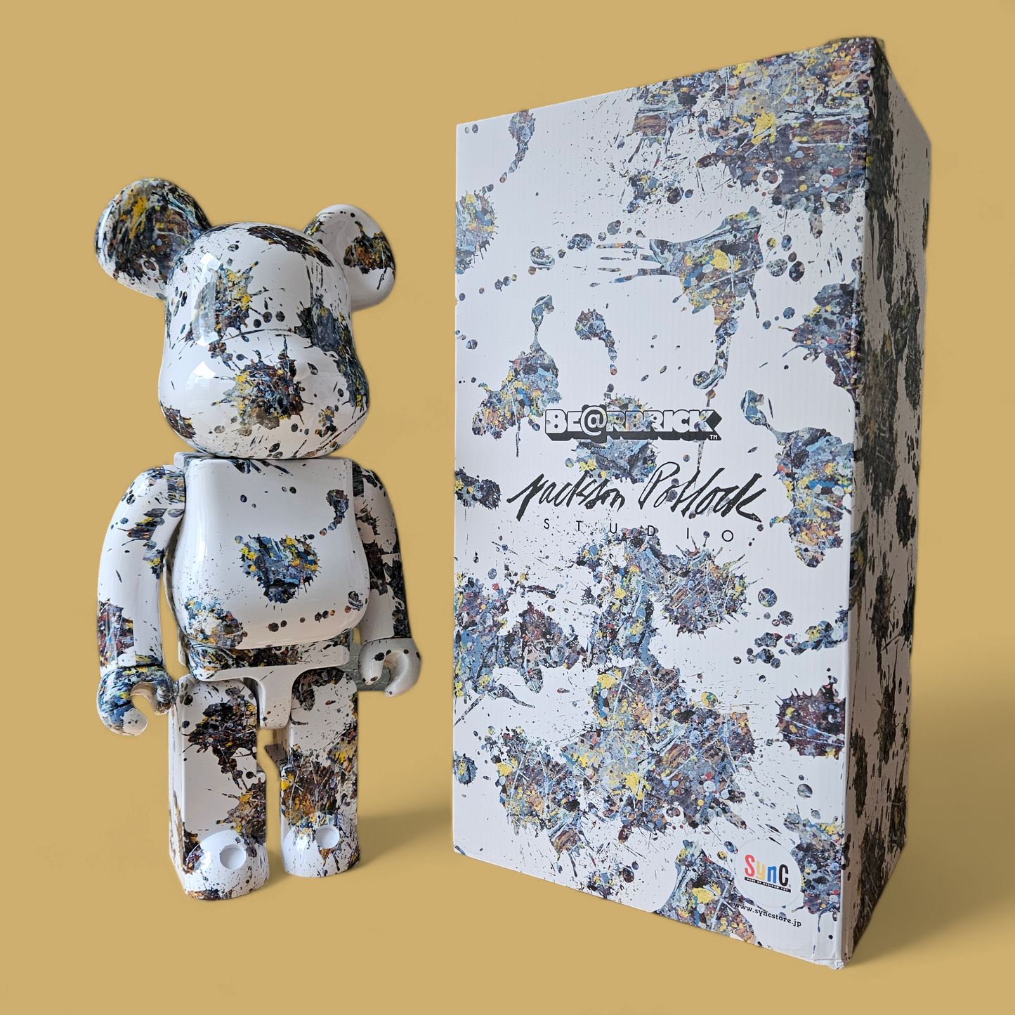 BE@RBRICK Jackson Pollock Studio "Splash" (1000%)