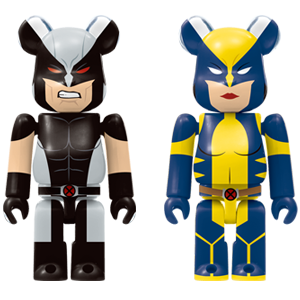 BE@RBRICK C - Wolverine & X-23 (100%)