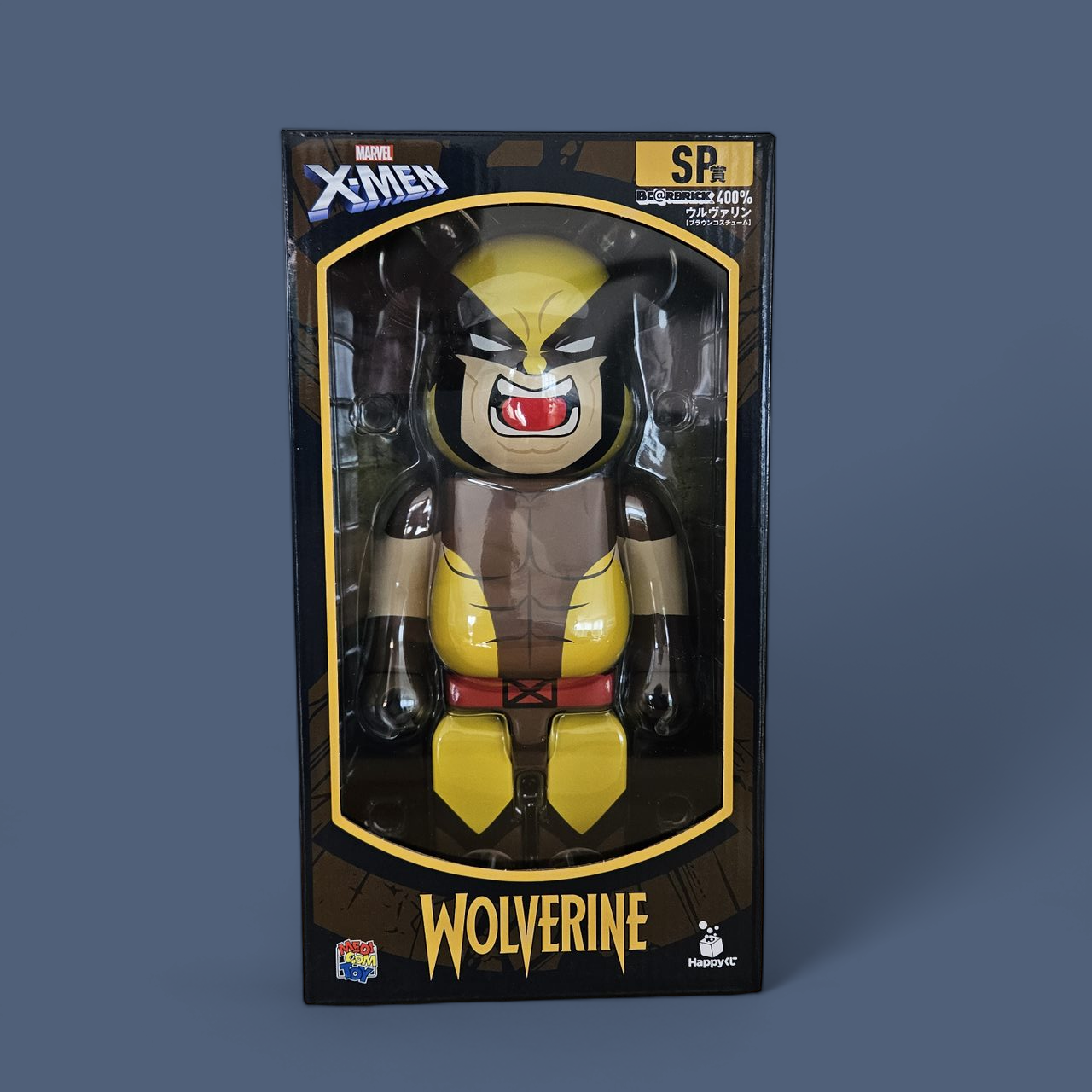 BE@RBRICK SP - Version Wolverine Marron (400%)